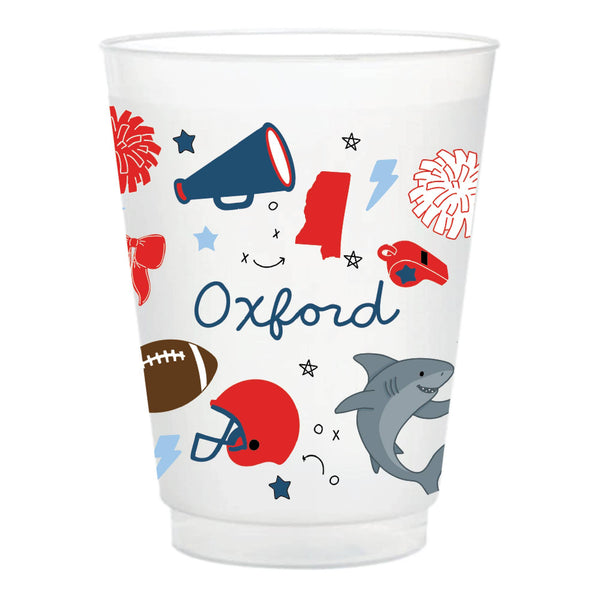 Oxford Football Game Day 16oz Stadium Cups