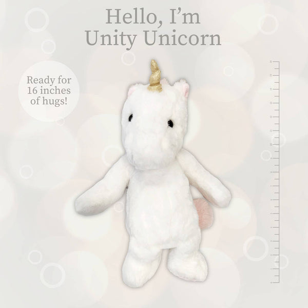 WS Lushee 16 in - Unity White Unicorn