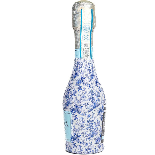 Beau Bottles Blue Floral - MINI Prosecco Collection - Set of 6 (Wraps Only)