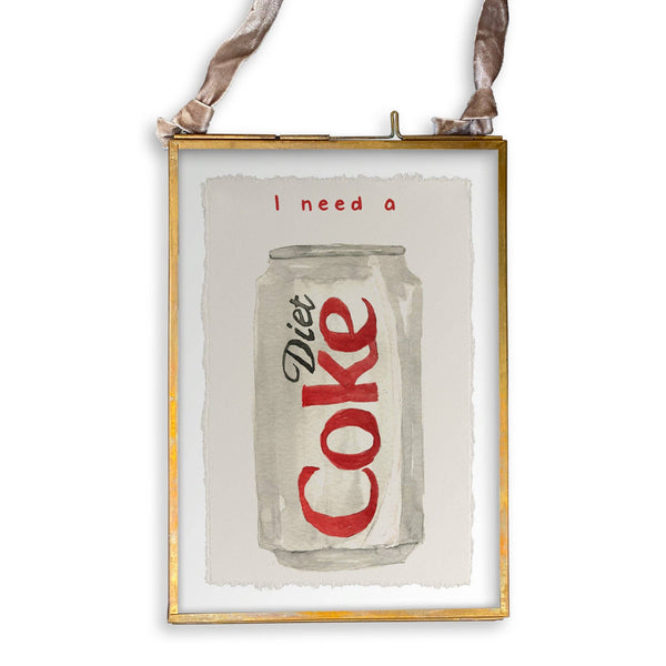 I Need a Diet Coke: Dishtowel - No Words