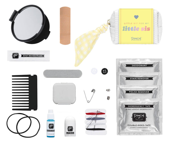 Little Sis Minimergency Kit | Sorority, Rush, Bid Week Greek: Blue Gingham
