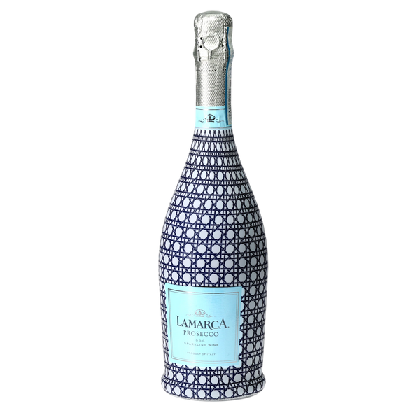 Beau Bottles Navy and White Cane - Prosecco Collection