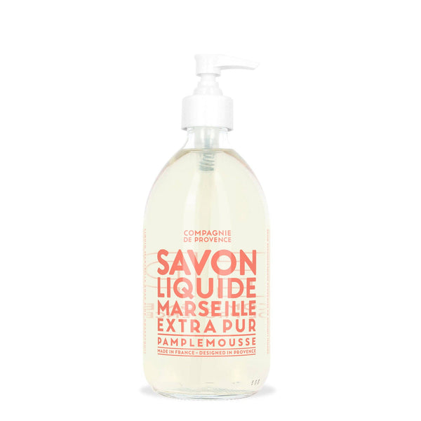 Liquid Marseille Soap Pink Grapefruit 16.7 fl oz Glass