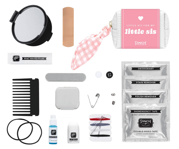 Little Sis Minimergency Kit | Sorority, Rush, Bid Week Greek: Blue Gingham