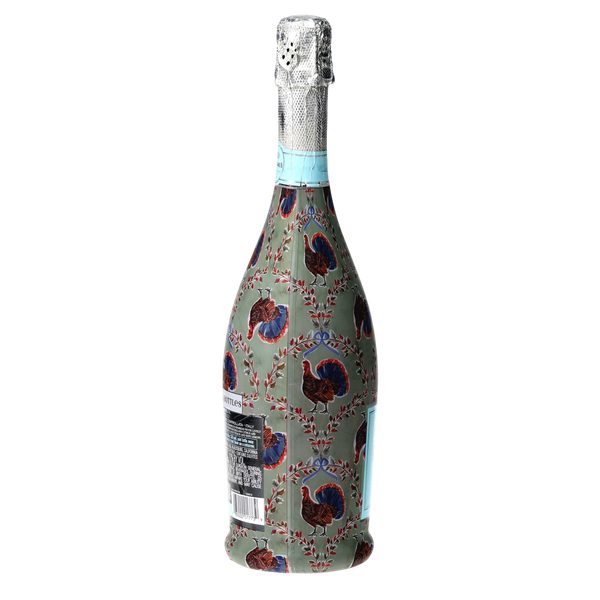 Autumn Turkey Trellis Prosecco Bottle Wrap