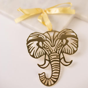 Elephant Face Ornament
