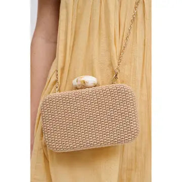 Ezra Clutch Tan