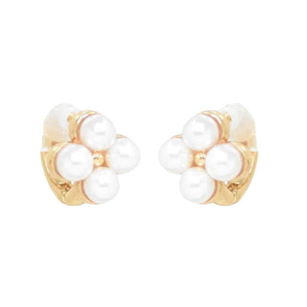 Pearl Clover Huggie