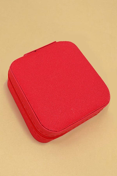 JEWELRY ORGANIZER TRAVEL BOX CASE - Off White