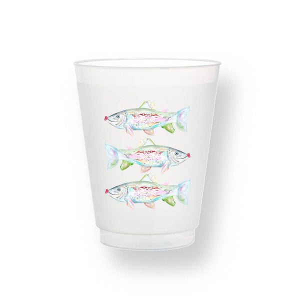 Kissy Fish Frosted Cup Set