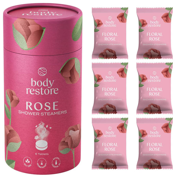 Body Restore Shower Steamer Aromatherapy Tube Pack of 6 : Lavender