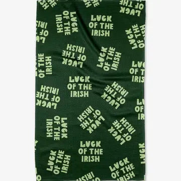 Geometry Irish Luck Tea Towel