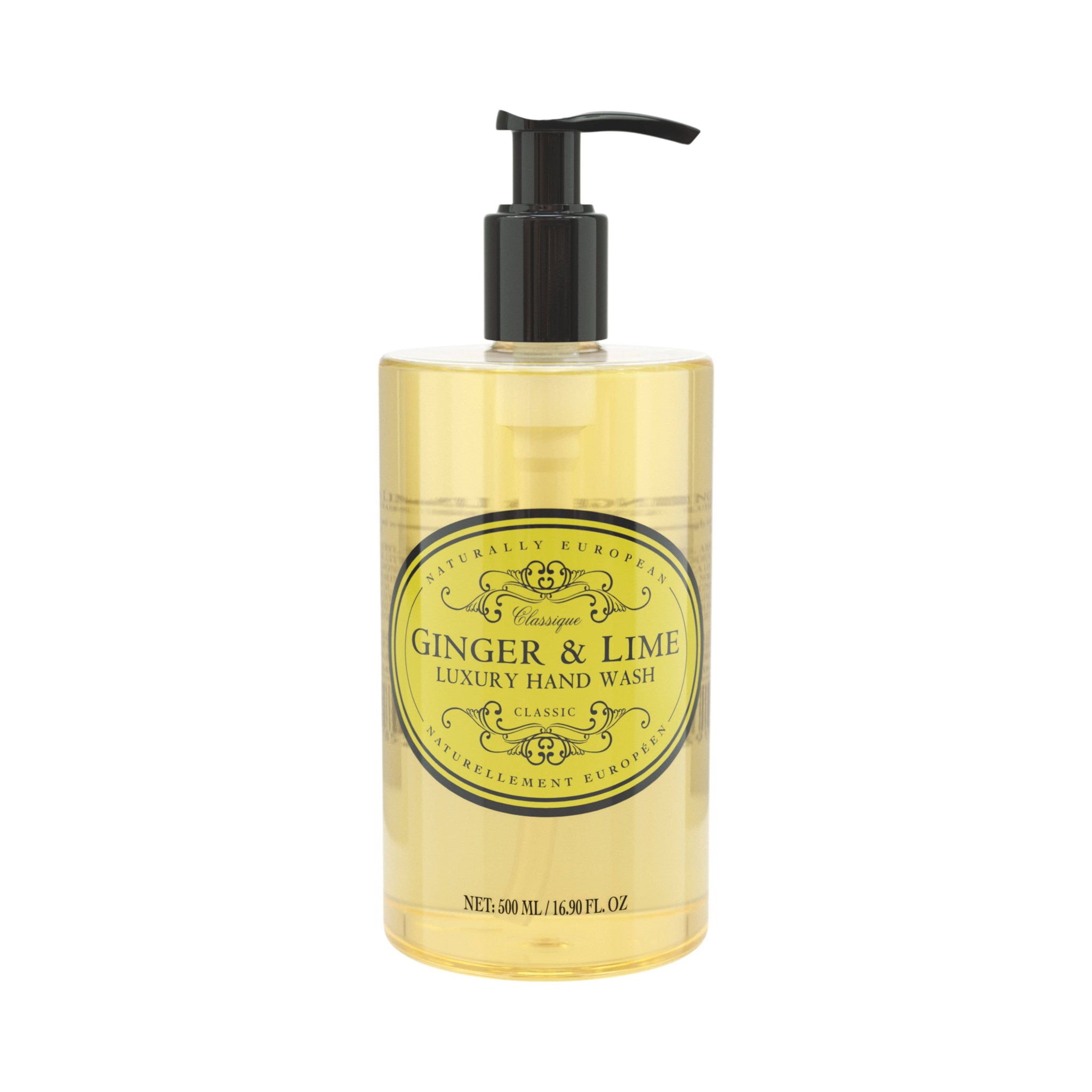 Naturally European® 500ml Luxury Hand Wash - Ginger & Lime