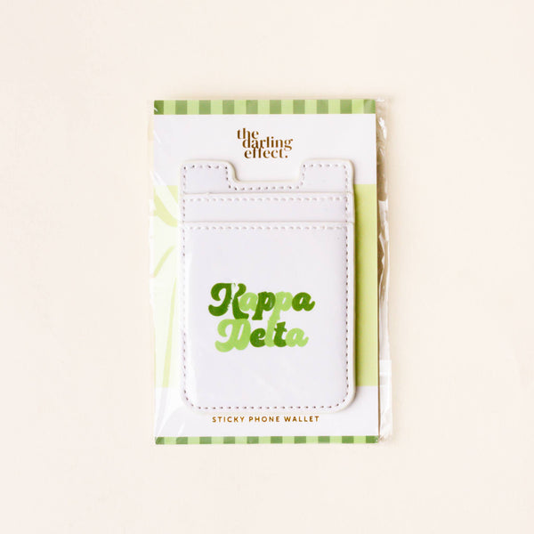 Sorority Stick-On Phone Wallet - Kappa Delta