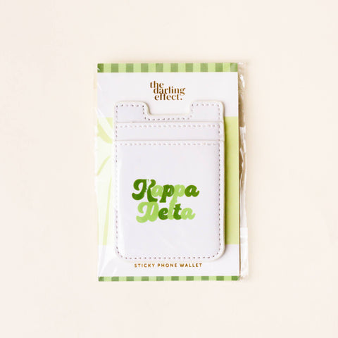 Sorority Stick-On Phone Wallet - Kappa Delta