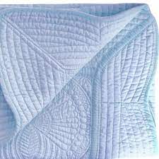 Heirloom Quilt - Baby Quilt Blanket : Pink Check Trim