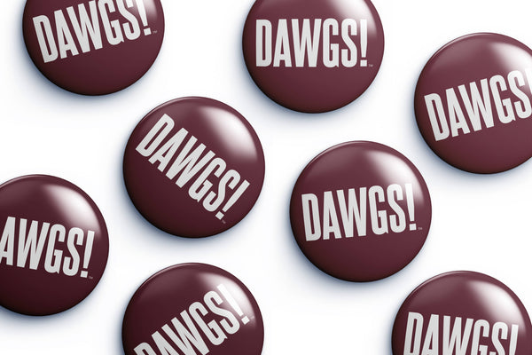 Mississippi State Dawgs Button