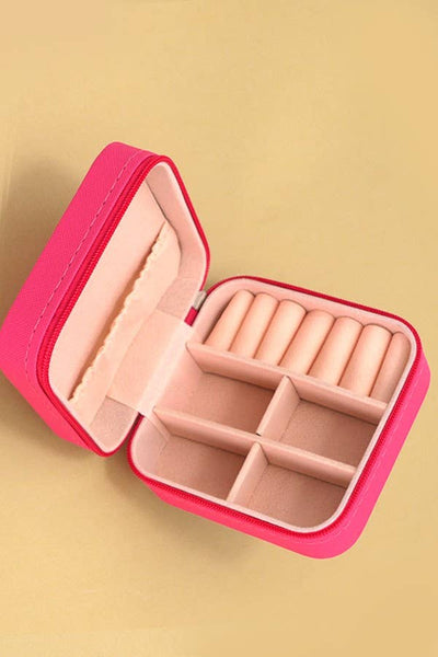 JEWELRY ORGANIZER TRAVEL BOX CASE - Off White