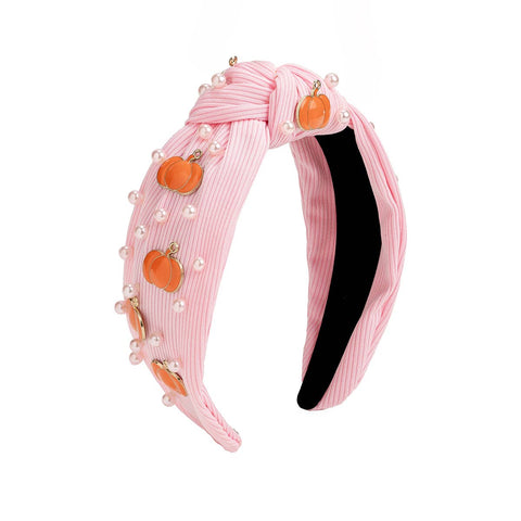 Coquette Pumpkin Gemstone Headband - Hair Accessories - Kids