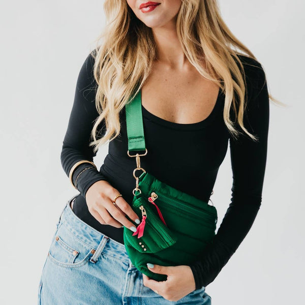 Jolie Puffer Belt Bag Navy