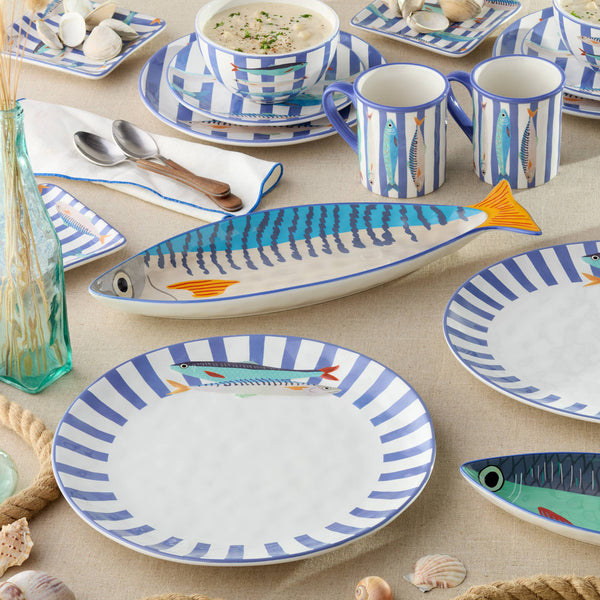 Something Fishy 3-D 2pc Fish Platter Set