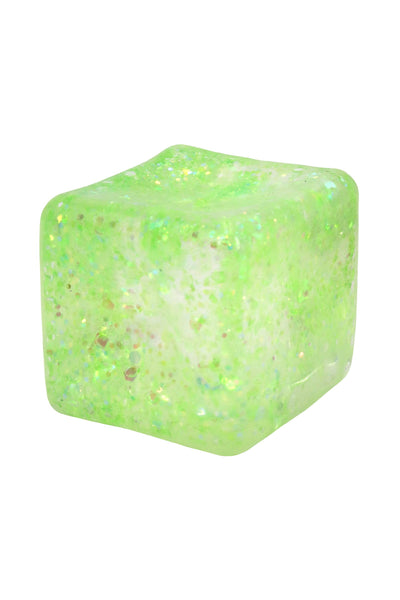 Shimmery Glitter Cube Putty Filled Squishy