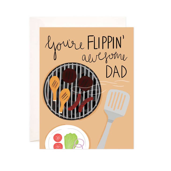Flippin Awesome Dad Card
