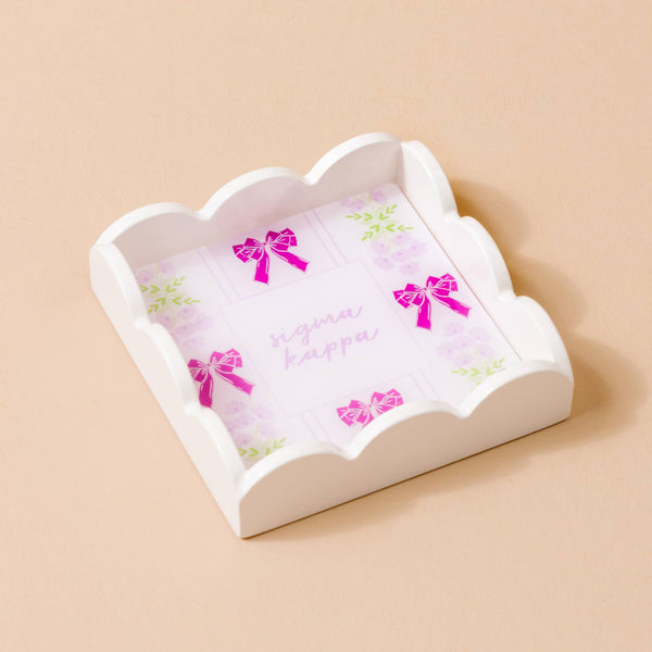 Sorority Scallop Trinket Tray