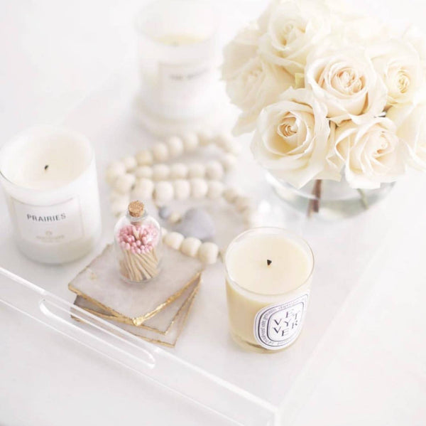 Classic White Matches in Glass Jar – Minimalist & Summer Dec