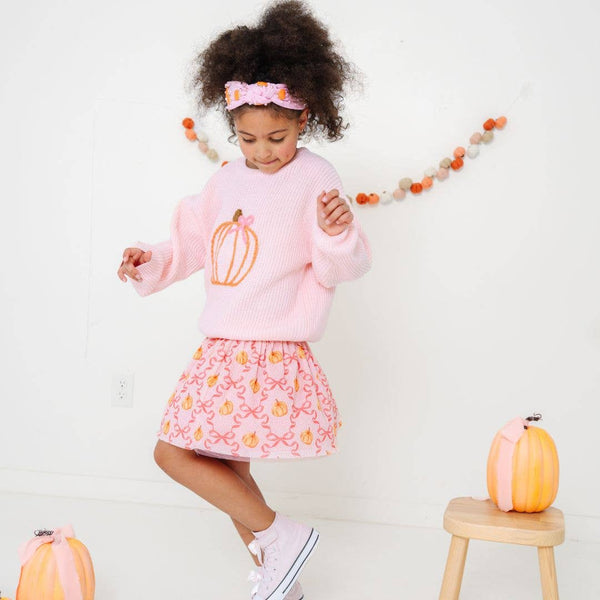 Coquette Pumpkin Gemstone Headband - Hair Accessories - Kids