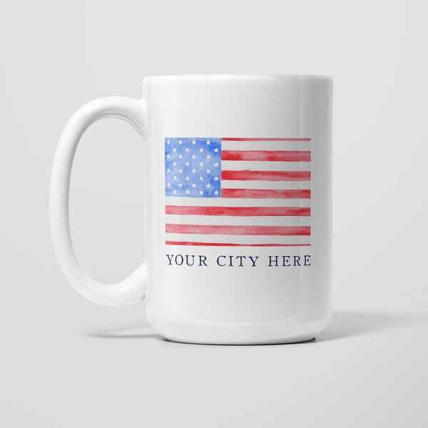 Birmingham American Flag Mug