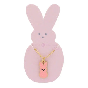 Kids Pink Bunny Necklace