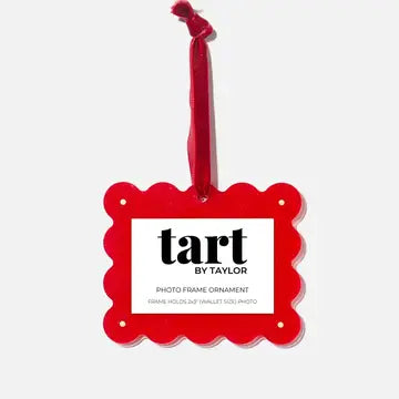 Scalloped Acrylic Frame Ornament