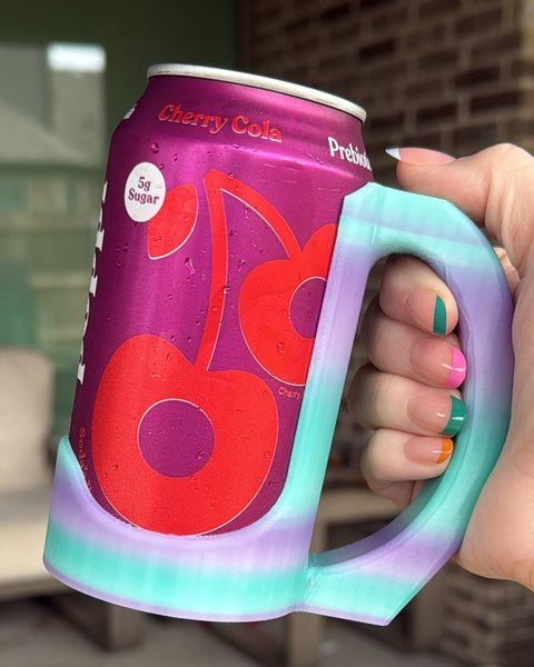 Sipzey Standard Soda Can Handle: Fairy Light Lilac