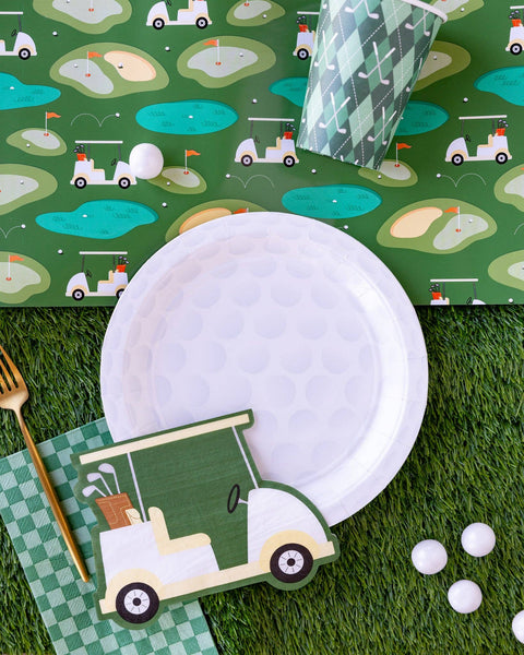 Golf Cart Shaped Napkins
