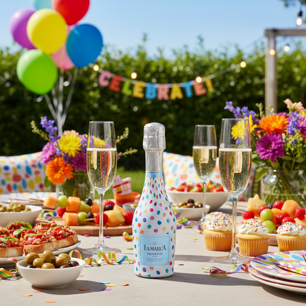 Beau Bottles Colorful Dots - MINI Prosecco Collection - Set of 6 (Wraps Only)