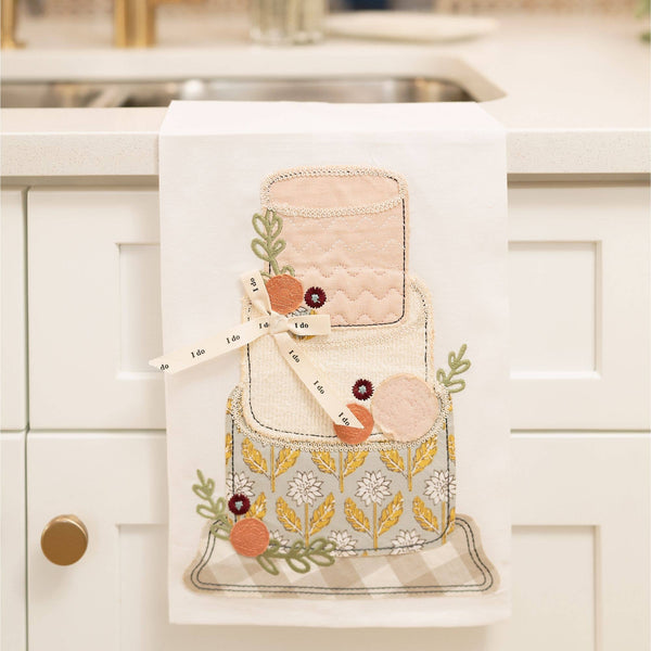 I Do Love You Wedding Cake Tea Towel