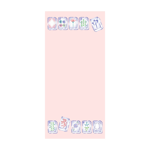 Mahjong Notepad Pink