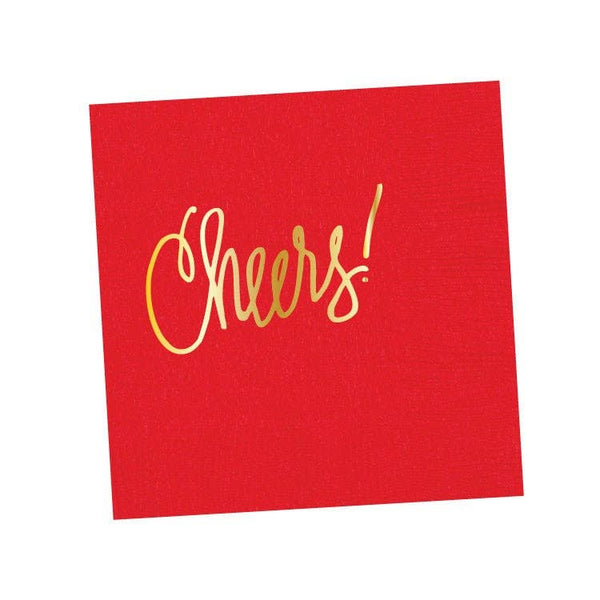 Cheers! | Napkins (18 colors): White