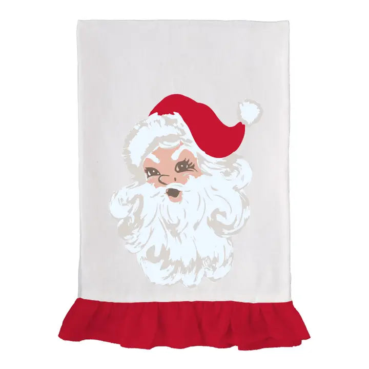 Santa Tea Towel