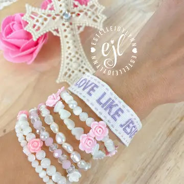 Love LIke Jesus Embroidered Bracelet