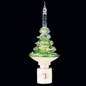 Christmas Tree Bubble Swivel Plug-in Nightlight