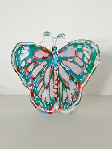 Chelsea McShane Butterfly II Acrylic Block