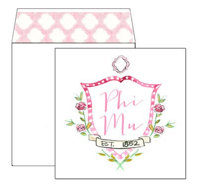 Sorority & Greek MOTIF Greeting Card