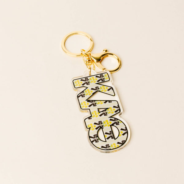 Sorority Acrylic Keychain Alpha Chi Omega
