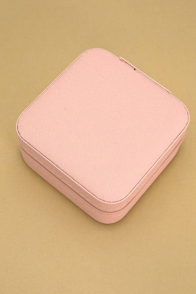 JEWELRY ORGANIZER TRAVEL BOX CASE - Off White