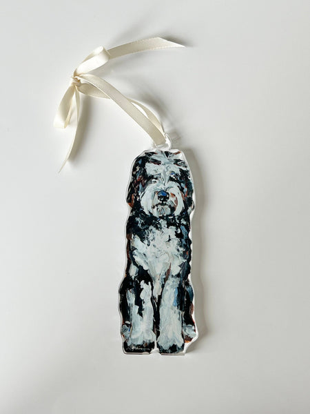 Black & White Doodle Ornament