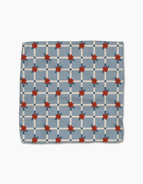 Floral Parade Grid Dishcloth Set