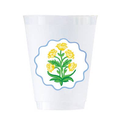 Coco Block Print Shatterproof Cups - Thumbnail 3