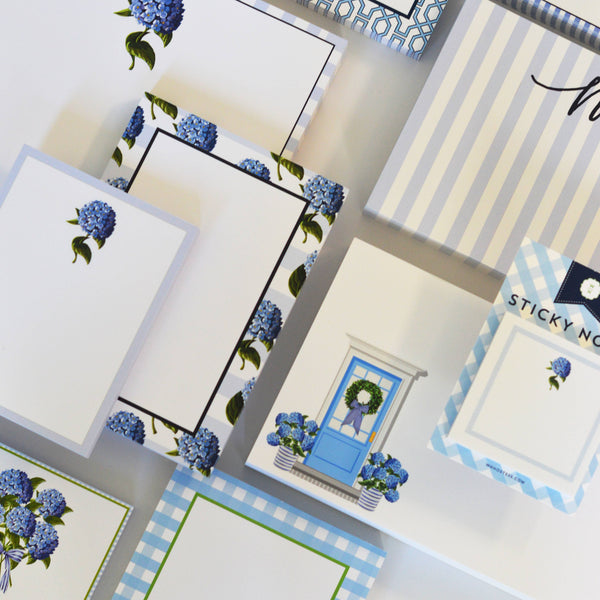 Hydrangeas Bouquet List Notepad